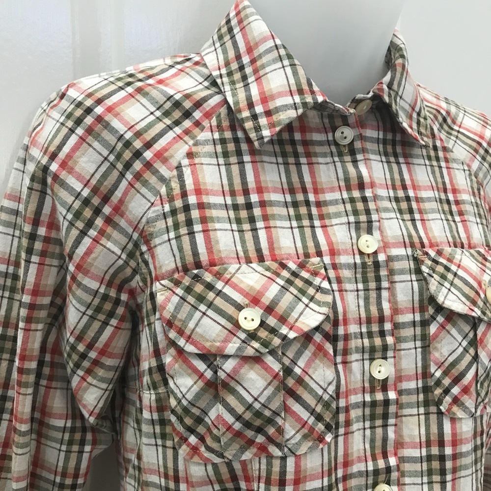 PENDLETON Plaid Button Shirt Sz P